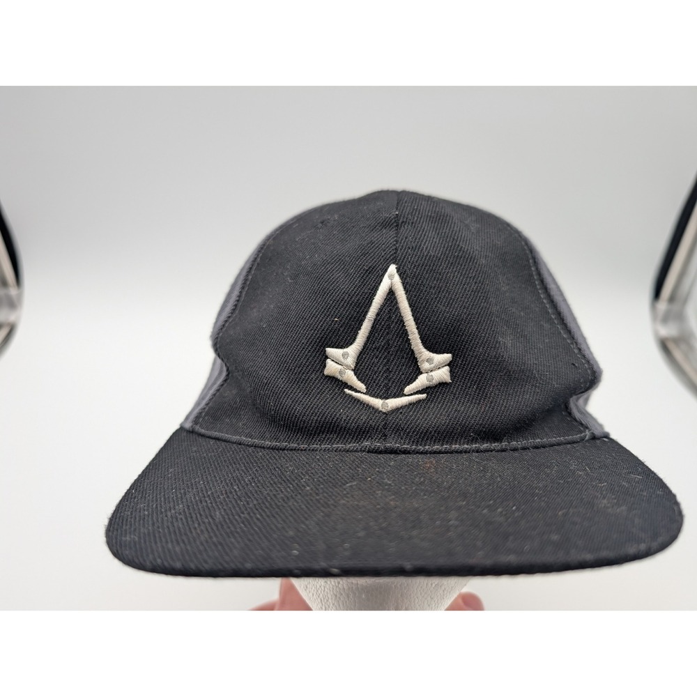 Assassins Creed Syndicate London 1868 Snapback Hat Black Grey Ubisoft 2015 Cap